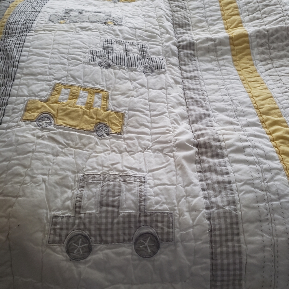 Pottery Barn kids cotton baby quilt